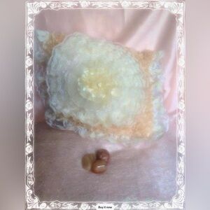 Hand Crafted Touch Of Love Pillow Apricot, Peach,Vanilla&ChocolateBlendedAromas)